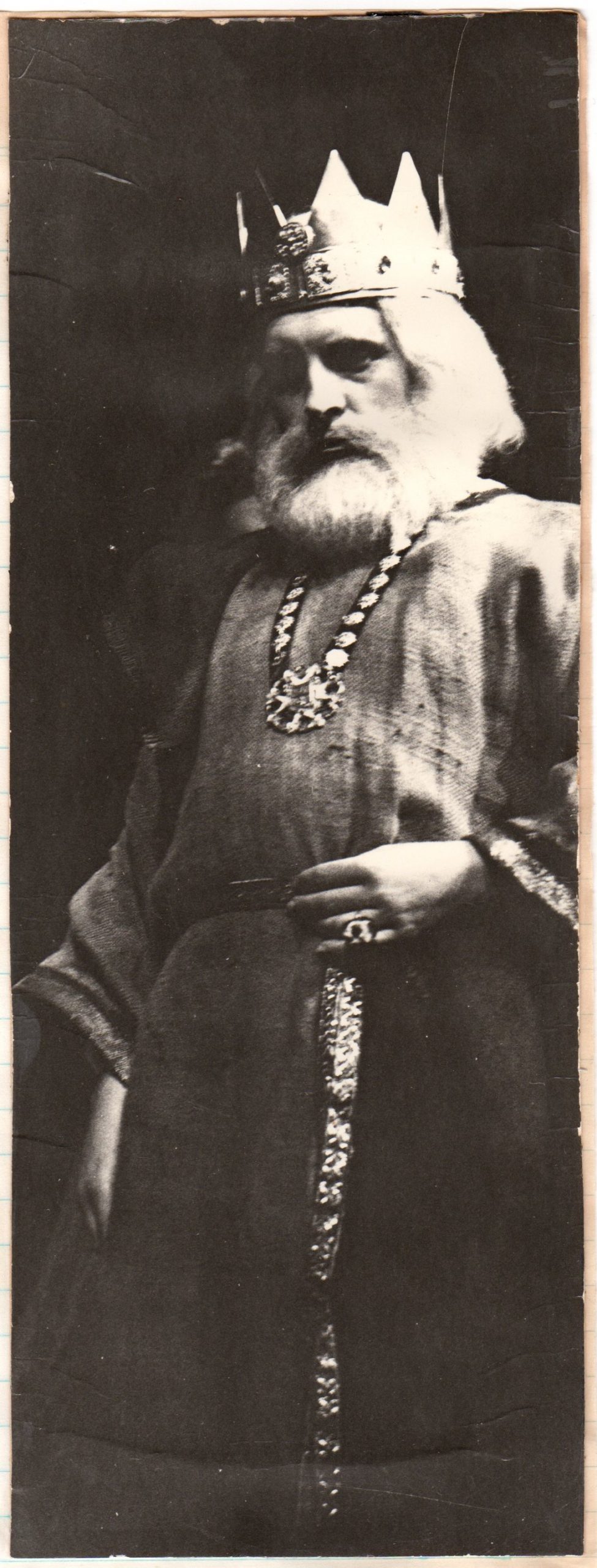 David Goddard as King Duncan in Macbeth 1970 Marian Street Theatre